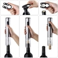 thumbnail image 3 of Electric Wine Bottle Opener, Automatic Corkscrew (Silver), 3 of 10