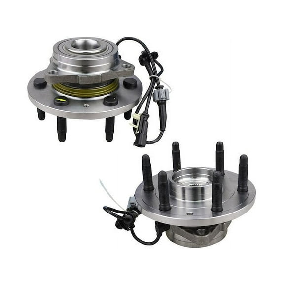 Front Wheel Bearing Hub Assembly Set of 2 - Compatible with 2014 - 2018 GMC Sierra 1500 4WD 2015 2016 2017