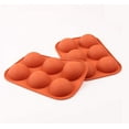 thumbnail image 2 of 4 paquetes de moldes de silicona semiesfera para hacer gelatina de bomba de chocolate caliente oso de fresa Electrónica, 2 of 5
