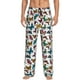 thumbnail image 1 of Fotbe Colorful Flying Butterflies Pantalones de Pijama para Hombre, Pantalones de Dormir, Pantalones de Casa con Cintura Ajustable y Bolsillos-Medium, 1 of 6