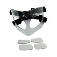 thumbnail image 4 of Baoblaze Basketball , Face , Basketball Equipment, Face Guard with Pads,Nose Guard Protector,Softball for Football White Padded, 4 of 8