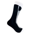 thumbnail image 2 of Tuxedo Socks Funny Wedding Groomsman Casual Footwear (White) - Mens (7-12), 2 of 9