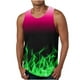 thumbnail image 1 of Hombres Casual Gradación Impresión Suéter Cuello Redondo Tanque Deportivo, 1 of 4