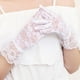 thumbnail image 3 of XmhyTop Guantes de encaje blanco, diseño exquisito, muy adecuados para mujeres, 1 par, 3 of 5