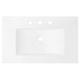 thumbnail image 3 of Pemberly Row 30" Wood & Rattan Bathroom Vanity in Black/White, 3 of 16