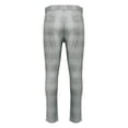 thumbnail image 4 of Mysszz Check Slim Pantaloons Trousers Zip Pockets Men Casual Pants, 4 of 4