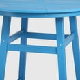 thumbnail image 5 of WestinTrends Outdoor 37" Counter Height HDPE Patio Round Bar Table, Pacific Blue, 5 of 7