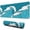 Vague Japonaise (74), variante sur Grand Tapis de Souris pour Gamers - Design Vague Bleu & Blanc Japonais, Bords Cousus, 31.5 X 11.8 Pouces