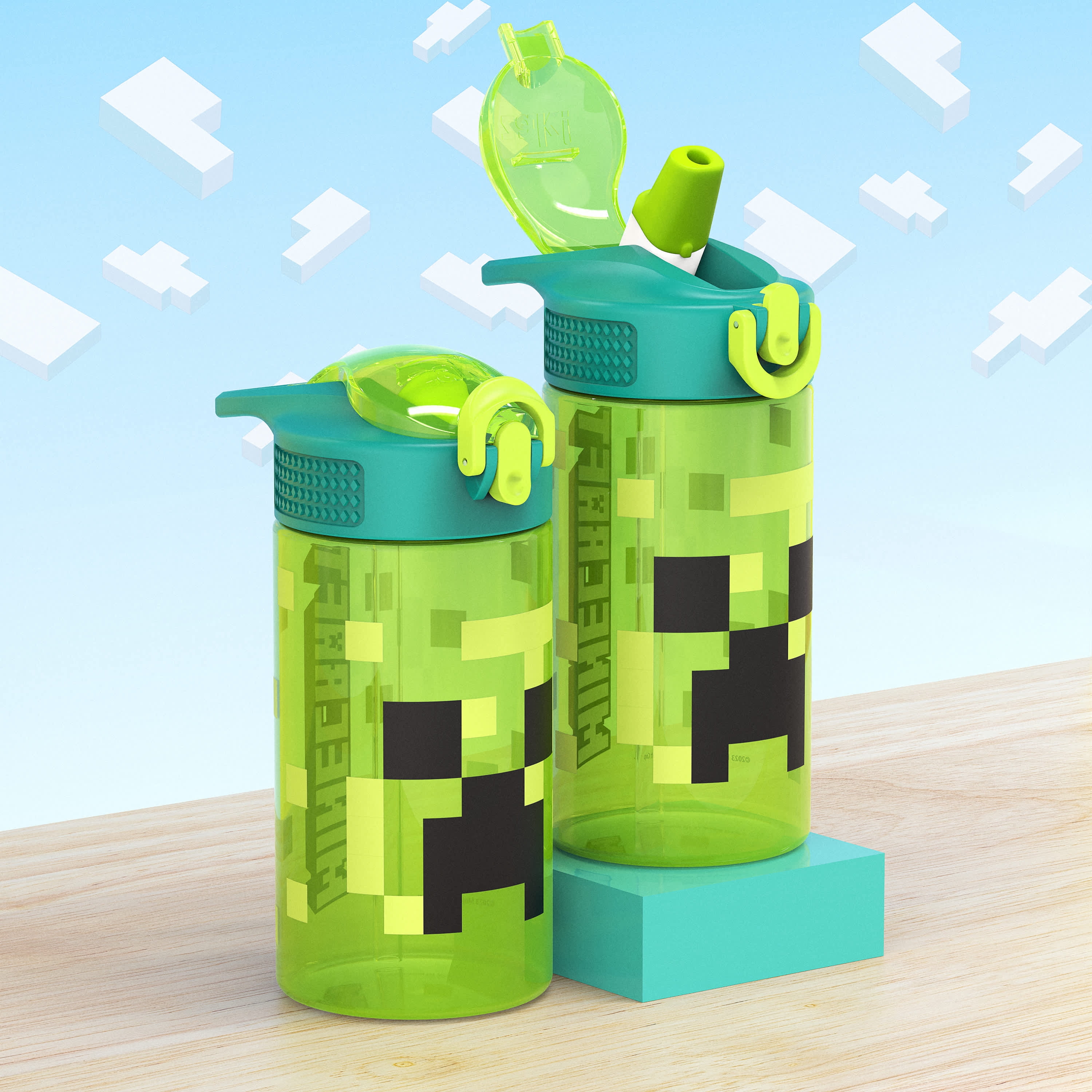 Minecraft Trails & Tales Build Explore Create Water Bottle