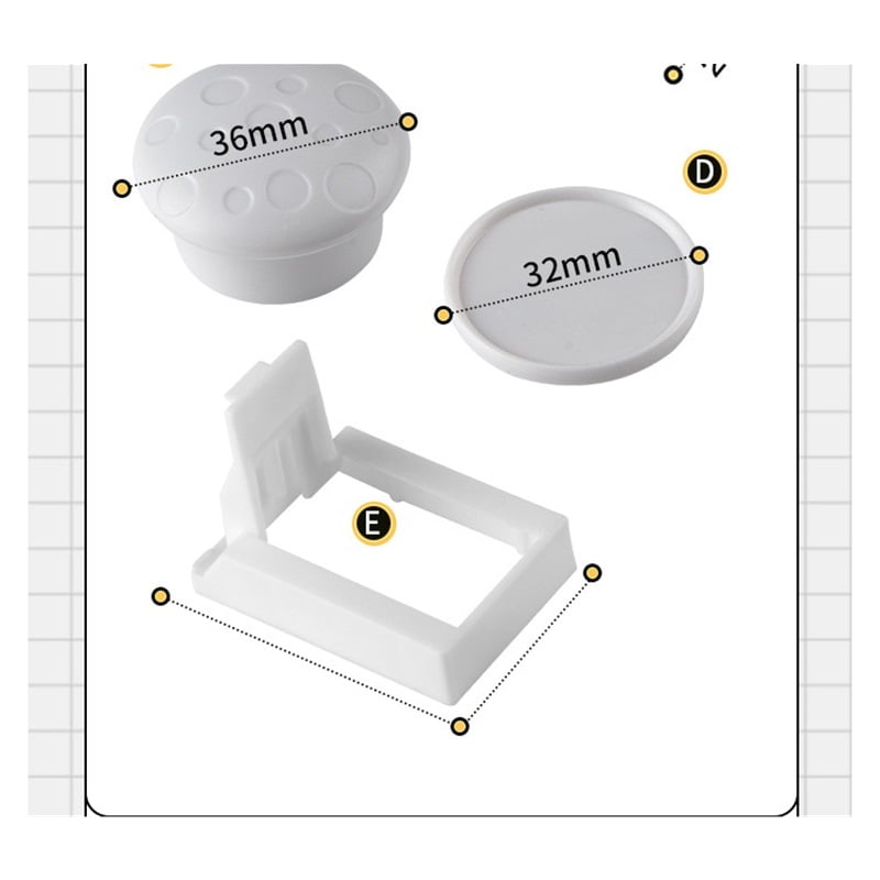 Adhesive Magnetic Cabinet Locks for Babies,Adhesive for Cabinets & Drawers for Protection (8 Locks and 2 Keys)