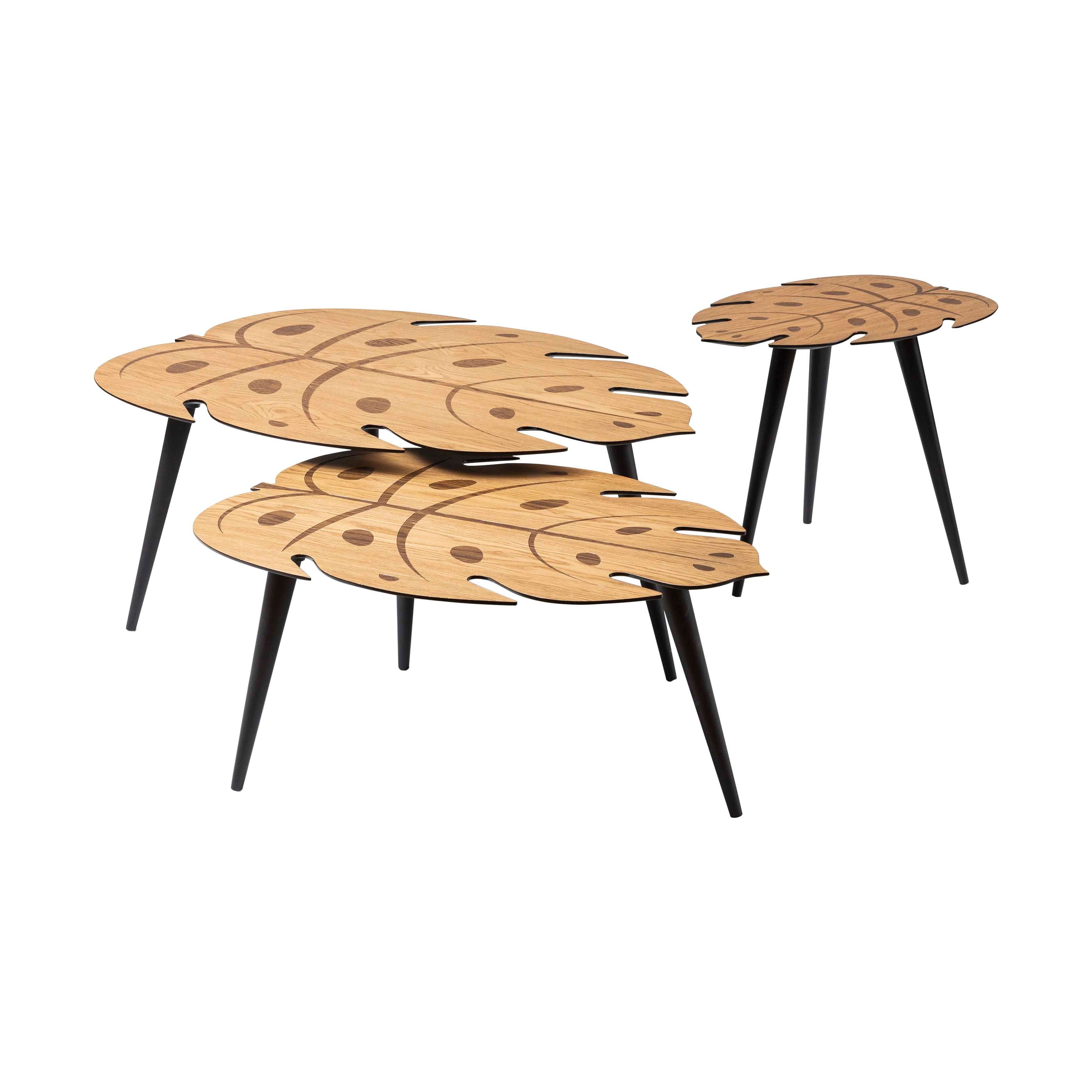 leaf shaped table