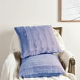 thumbnail image 4 of Cheer Collection Set of 2 Faux Fur Throw Pillows 16" x 16" - Very Peri, 4 of 5