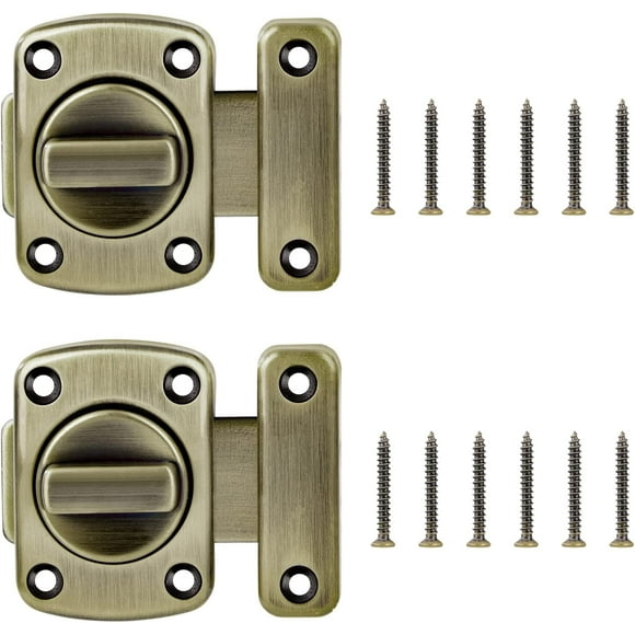 Door Latch Safety Rotary Door Latch Lock Zinc Alloy Door