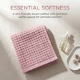 thumbnail image 4 of REGALWOVEN Cotton Waffle Washcloths, Soft, Quick Dry & Lint-Free Face Cloths for Bathroom, Kitchen, Absorbent Reusable Washcloth Set 13" x 13" Pink 4pk, 4 of 7