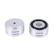 thumbnail image 3 of 8 soportes de aislamiento para altavoces HiFi de aluminio de 40 x 20 mm para tocadiscos, DAC y amplificadores (plateados), 3 of 7