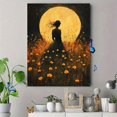thumbnail image 4 of Qisvanset Framed Canvas Wall Art 12x16 Inch Moonlit Meadow Elegant Woman Romantic Canvas Art, 4 of 5