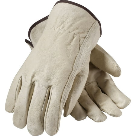 

Top-Grain Pigskin Leather Drivers Gloves Economy Grade Medium Gray | Bundle of 5 Pairs