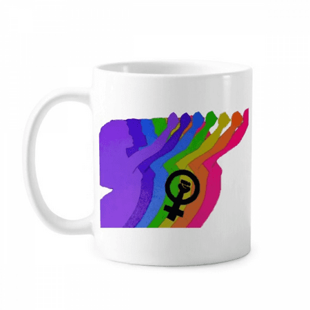 

Right Differentiation Identity Rainbow Equality Mug Pottery Cerac Coffee Porcelain Cup Tableware