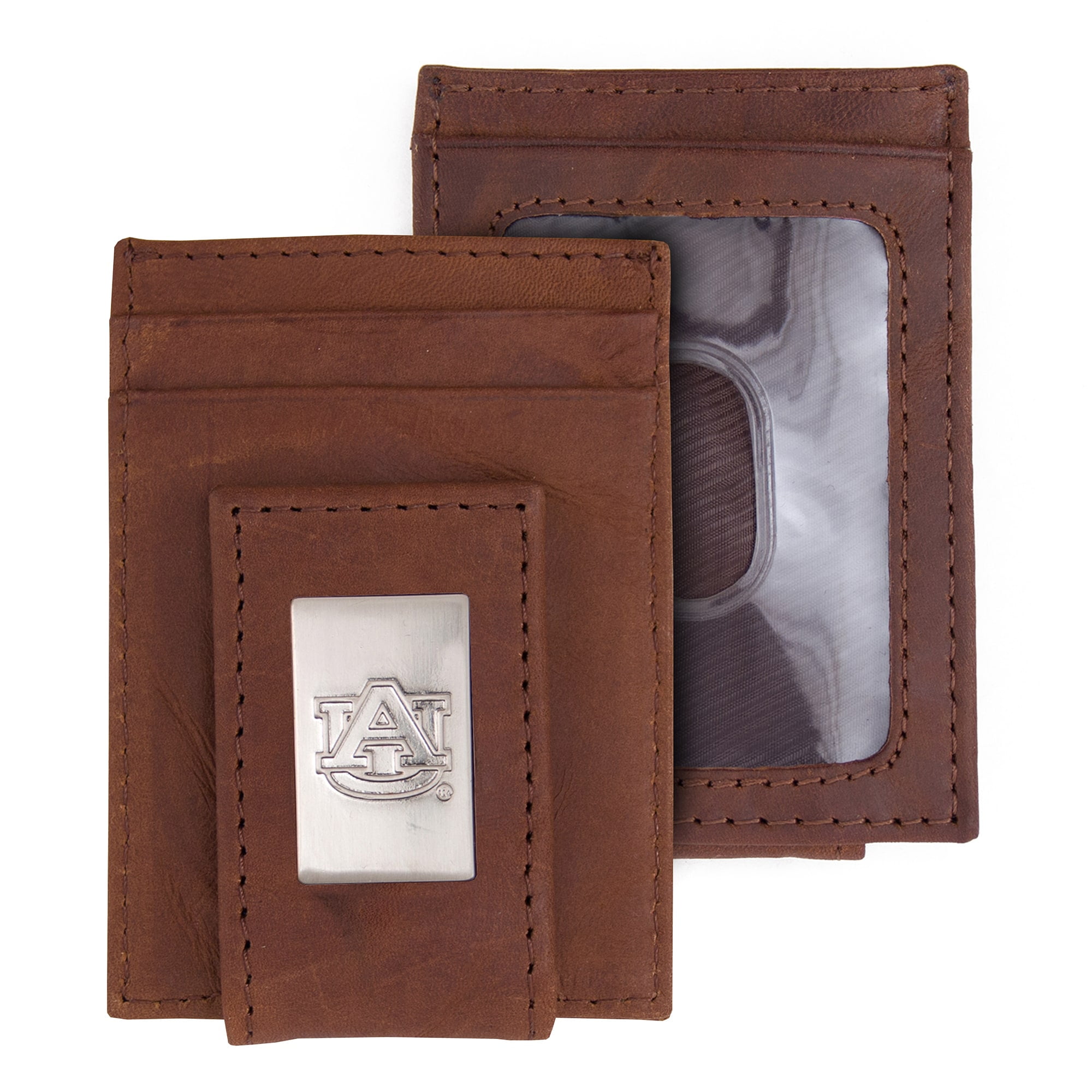 ZEP-PRO U of AUBURN TIGERS Genuine Leather Debossed Wallet Checkbook or Trifold 