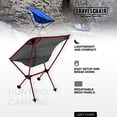 thumbnail image 3 of Travelchair Joey Chair, Portable Camping Chair, Super Compact Storage, Red, 3 of 6