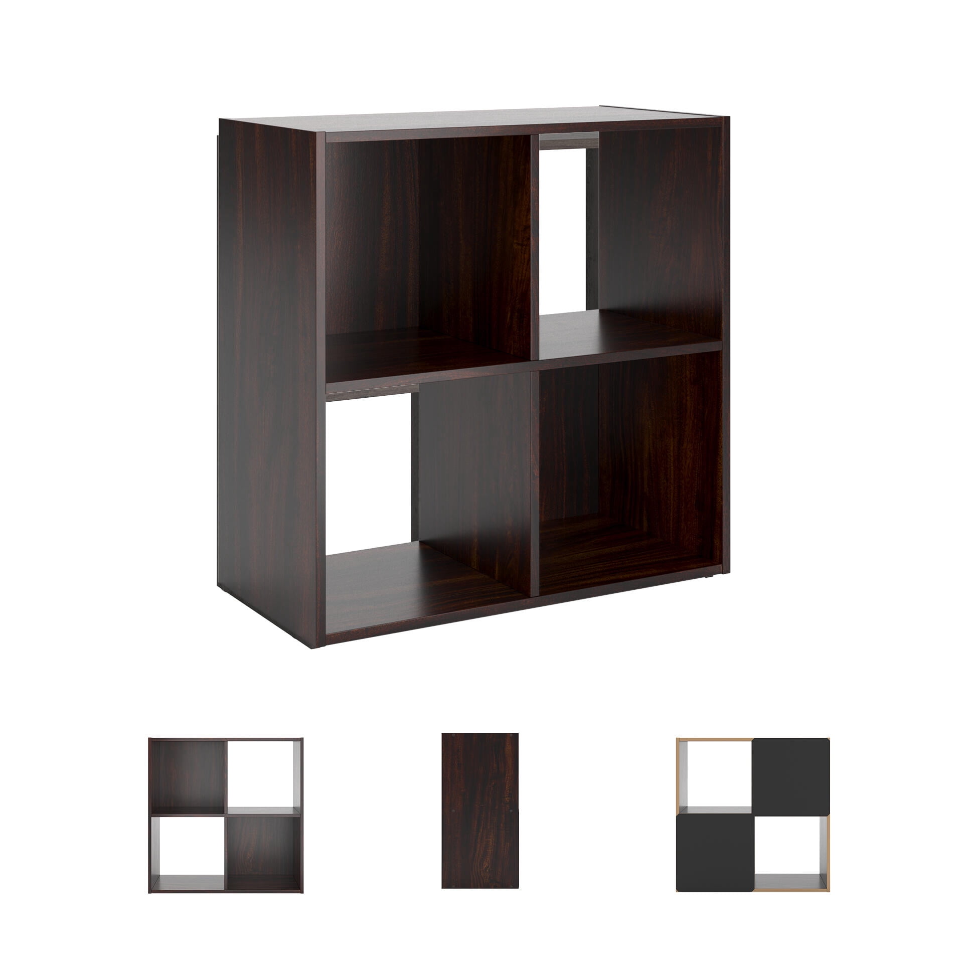 Signature Design by Ashley Glosmount 4 Cube Storage Organizer with Cherry Finish