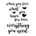 thumbnail image 2 of Quach, Anna 12x14 White Modern Wood Framed Museum Art Print Titled - Love What You Have, 2 of 4