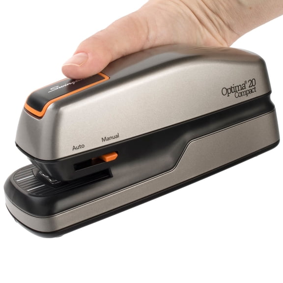 Swingline Optima 20 Compact Electric Stapler 20 Sheets Silver - Electric