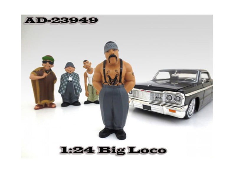 Big Loco Homies" Figure For 124 Scale Diecast Model Cars by American