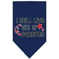 thumbnail image 5 of Pet and Dog Bandana Screen Printed, "I Still Live With My Parents", 5 of 10