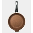 thumbnail image 4 of Cooking Pan Aluminum Frying Pan Marble Evolution Brown Non-Stick Frying Pan Kitchen Pan Cookware (10.2" (26 cm)), 4 of 11