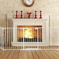 thumbnail image 2 of 115 Inch 5 Panel Adjustable Wide Fireplace Fence, 2 of 7