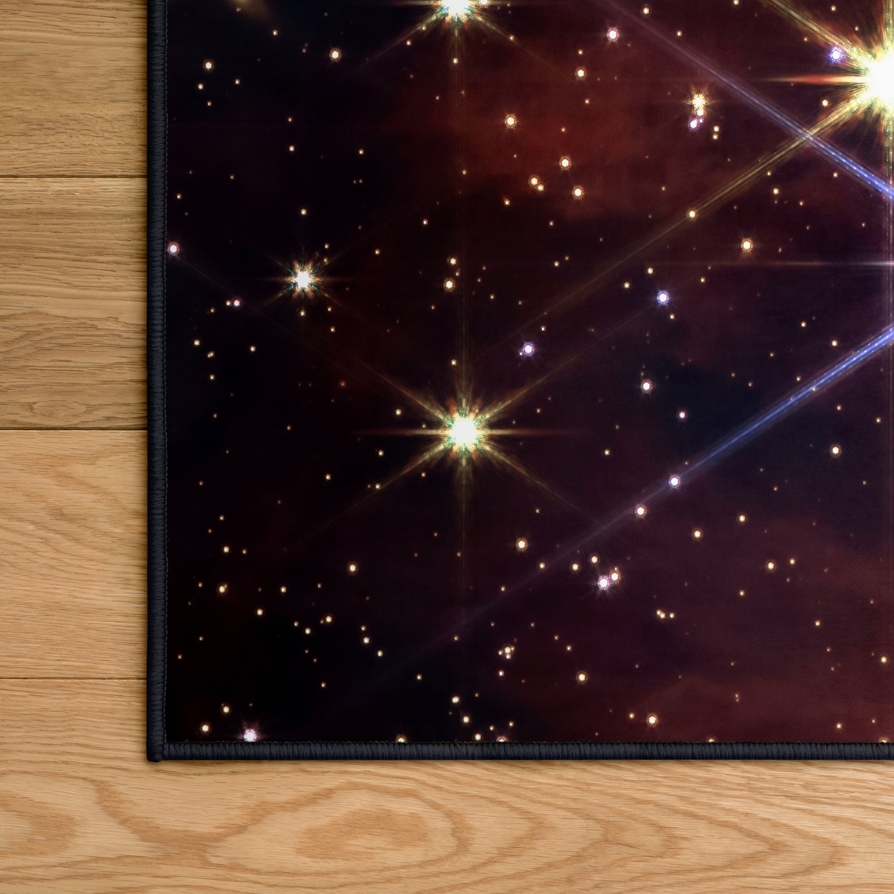 The James Webb Space Telescope Washable Art Area Rug size 5'x8', Power-loomed, Heavenly Softness with Non-Slipping Backing