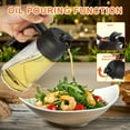 thumbnail image 2 of Oil Sprayer for Cooking, 2 in 1 Olive Oil Dispenser Bottle for Kitchen, 16oz/470ml Premium Glass Oil Bottle, Food-grade Oil Mister for Air Fryer, Salad, Frying, BBQ (White+Green), 2 of 7