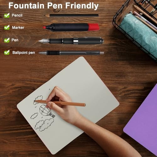 Tekola 12 Pack Colorful Blank Notebooks Bulk, A5 Journals with 12 Colors, 60 Pages/30 Sheets, 8.3x5.5 Inch, Plain Paper, Travel Writing Journal Notebooks for Work & School