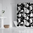 thumbnail image 2 of Pioneer Flower Floral Print Pattern Shower Curtain 72"x72" ,Bathroom Decorative Shower Curtains Set with 12 Hooks,Modern Waterproof Washable Shower Curtain, 2 of 6
