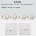 thumbnail image 4 of 15 Piece Miniature Dollhouse dinnerware porcelain tea set tableware Cup plate Colorful floral print, 4 of 8
