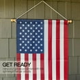 thumbnail image 7 of Anley 35" Wooden Banner Pole - Horizontal Flag Hanger House Flagpoles, 7 of 7