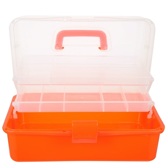 KAKOWELY tool box Multi-function Tool Organizer Convenient Storage Box Household Storage Case Tool Accessory12.6"X6.69"X5.71"