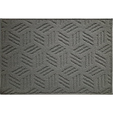 Mainstays Solid High Low Loop Kitchen Mat 18in x 27in Gray Flannel