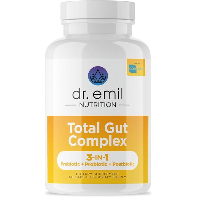 Dr. Emil Nutrition Total Gut Complex | 60 Capsules | 30 Servings