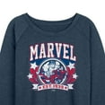thumbnail image 3 of Marvel - Collegiate Americana - Women's French Terry Pullover Sweatshirt, 3 of 5