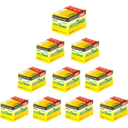 Kodak 400 TMAX Professional ISO 400 35mm 36 Exposures Black and White Film 10 Rolls