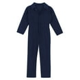 thumbnail image 3 of Jhaoyu Kids Boys Mechanic Costume Coverall Flight Suit Jumpsuit Birthday Party Cosplay Carnival Dark Blue 14, 3 of 5