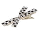 thumbnail image 5 of Accesorio para el cabello con nudo de lazo cruzado, elegante, en blanco y negro, estilo kawaii, para una decoración elegante, pinza para el cabello con rejilla de diamantes de imitación, 5 of 8