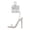 Silver, variant on Womens Stilettos High Heel Strappy Gladiator Sandals Square Open Toe Lace up Heeled Dress Shoes Pumps Silver Size 7.5