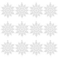thumbnail image 2 of 12Pcs Convenient Snowflake Ornament Widely Use Plastic Portable Christmas Realistic Snowflake for Festival Red One Size, 2 of 11