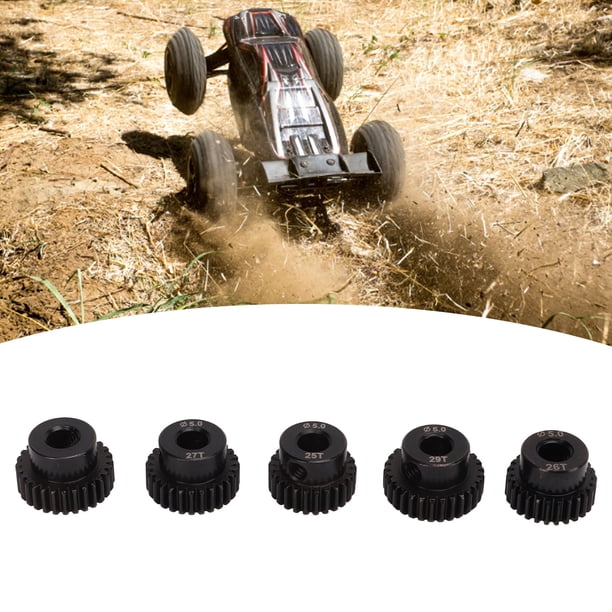 Juego de engranajes de piñón DP, Juego de engranajes de piñón 48DP Juego de engranajes de piñón Engranaje de piñón de motor RC Meticulosamente diseñado