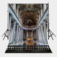 thumbnail image 1 of EREHome Polyester Fabric 5x7ft Retro European Building Versailles Palace Backdrop European Style Painting Vault Photography Background, 1 of 1