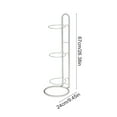 thumbnail image 3 of W-092 Three Layer Basketball Storage Rack Durable Iron Material Nail Free Installation For Organizing Balls #5x7Ye, 3 of 6