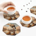 thumbnail image 5 of Kdxio Hiking Duck Funny Coasters,4 Pcs Leather Coasters,Housewarming Gifts,Protect Furniture from Water Marks Scratch and Damage, 5 of 6